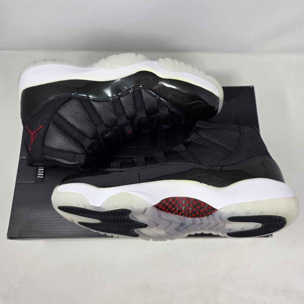 Jordan 11 Retro 72-10 (2015) Black Gym Red Men's 10 378037-002 Dead Stock DS NEW